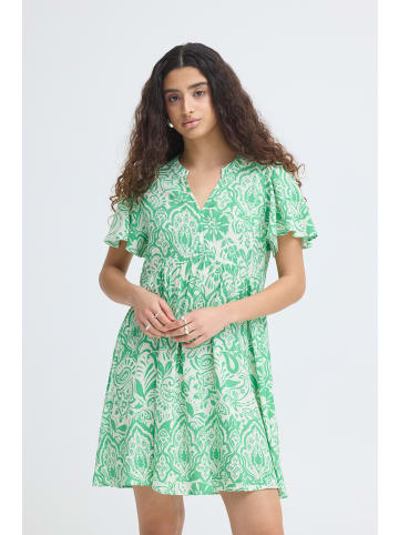 ICHI Kleid IHMARRAKECH Loose fit in GREENBRIAR FOLKLORE