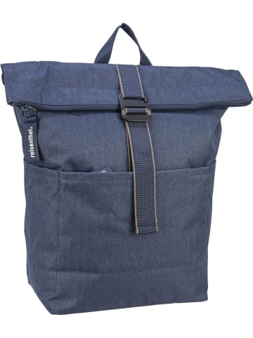 Reisenthel Rolltop Rucksack rolltop backpack in Herringbone Dark Blue