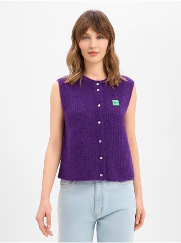 American Vintage Weste East in lila - 0001