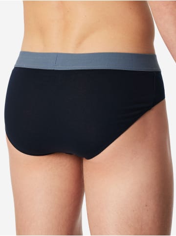 Schiesser Rioslip 955 in dunkelblau, blau, grün