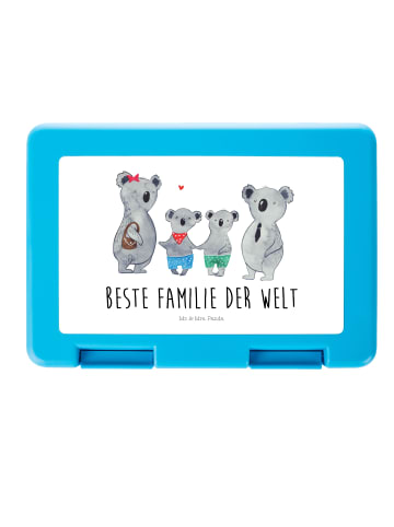 Mr. & Mrs. Panda Brotbox Koala Familie zwei mit Spruch in Weiß