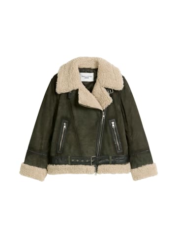 Marc O'Polo DENIM Velourslederjacke regular in Pineneedle