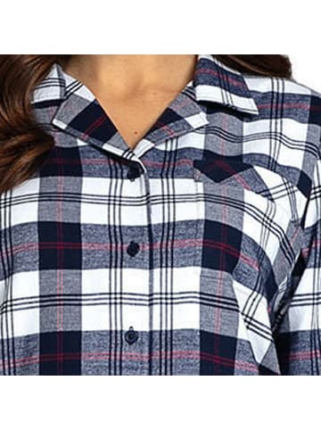 Comtessa Flanell Nachthemd in marine
