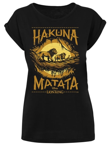 F4NT4STIC T-Shirt Disney Der König der Löwen Hakuna Matata in schwarz