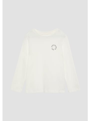 s.Oliver T-Shirt langarm in Creme-weiß