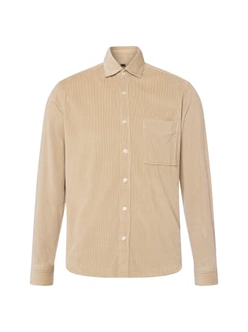 Nils Sundström Cordhemd in beige