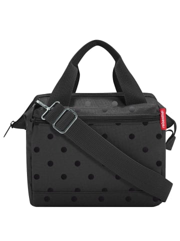 Reisenthel allrounder cross - Schultertasche 24 cm (twist maroon) in glossy dots black