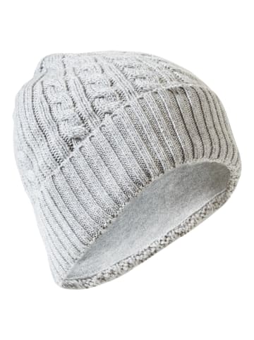 Camel Active Beanie mit Jerseyfutter in Grau