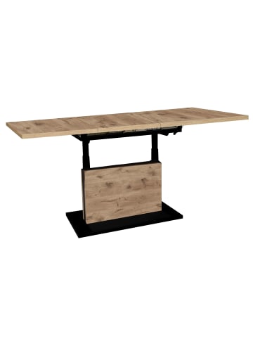 58 aufm Kessel COUCHTISCH Höhenverstellbar Else 3 120x56x70 Holzwerkstoff Viking Oak