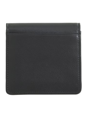DuDu Flores Geldbörse Leder 10 cm black pop
