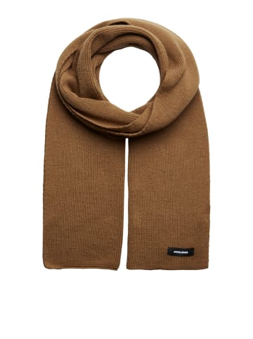 Jack & Jones Breiter Strick Schal Winter Halstuch JACDNA in Braun-2