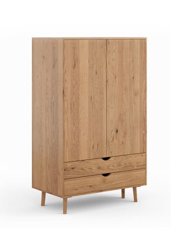 Feldmann-Wohnen Kleiderschrank Simona Eiche Natur 110 / 60 / 180cm