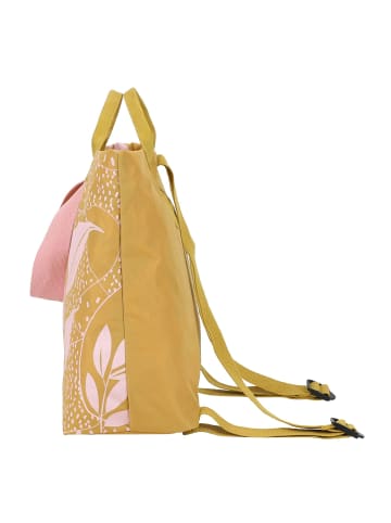 Fritzi aus Preußen Ju Limited Leaves Lighty City Rucksack 38 cm in curry rose