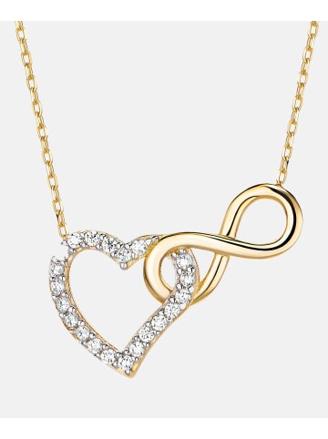 Diamant L'éternel Halskette aus 375 Gelbgold