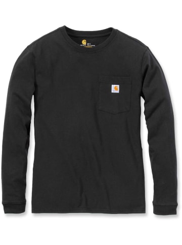 CARHARTT Shirt "Workw. Pocket L/S 103244" in Schwarz