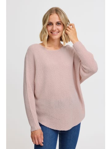Fransa Strickpullover FRERETTA PU 3 20611845 Flauschiger Strickpullover in Rosa