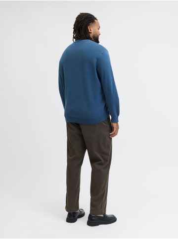 JACK & JONES PLUS Strickpullover in Titan