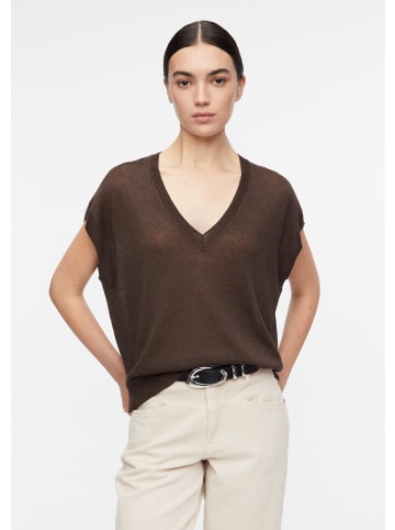 comma Strickpullover in 8943_dunkelbraun