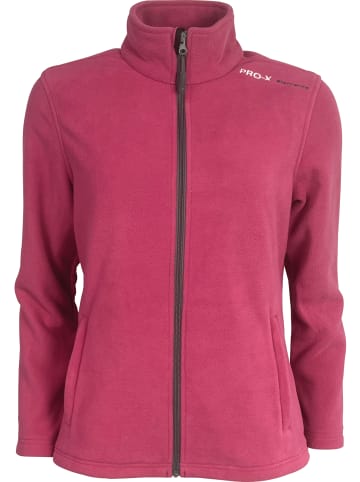 PRO-X elements Fleecejacke "PAULA" in RosÃ©wein