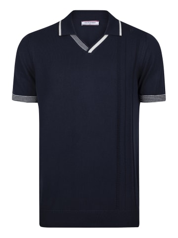 Felix Hardy Poloshirt Kurzarm in navy