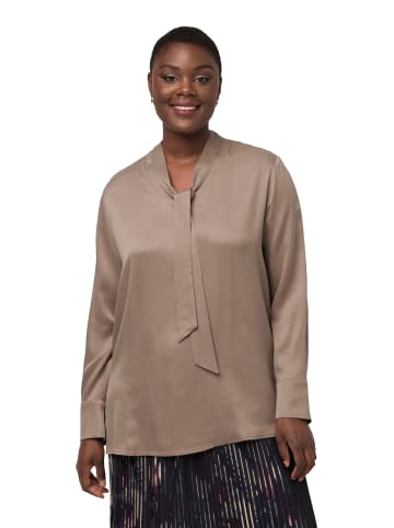 Ulla Popken Bluse in blassbraun