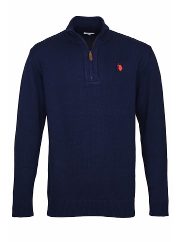 U.S. Polo Assn. Pullover 'Half Zip' in dunkelblau