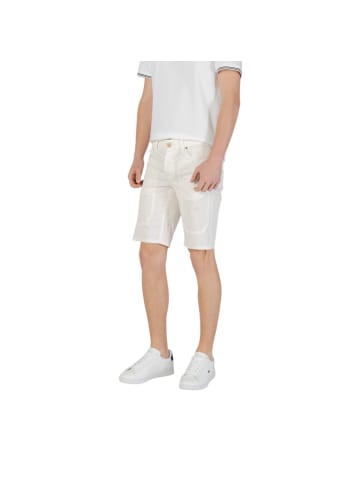 Jeckerson Weiß Baumwolle Bermudashorts