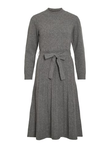 Vila Midikleid in Dark Grey Melange