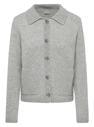 Rabe Strickjacke in Grau