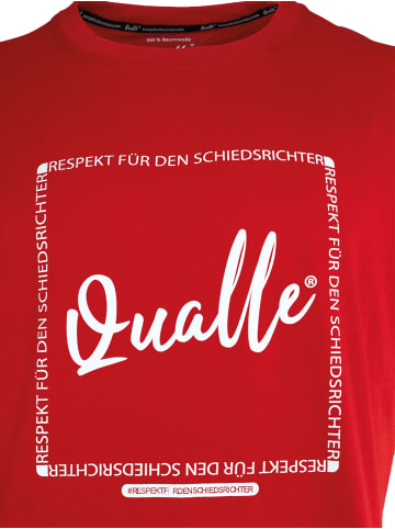 Qualle Baumwollshirt Gameplay Respekt in Rot