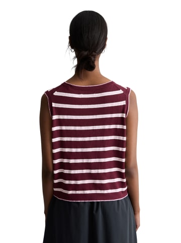 Marc O'Polo DENIM Ärmelloser Strickpullover regular in Dark Pink