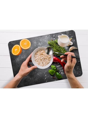 MuchoWow Platzset - Tischset (6-teilig)  Grau