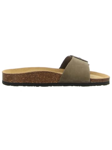 Plakton Pantoletten in khaki