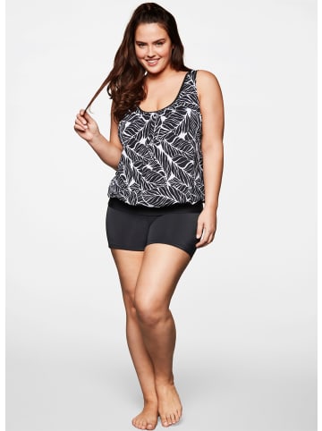 sheego Badehose in schwarz