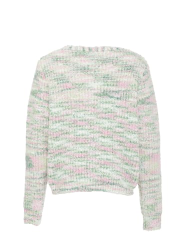 Sidona Sweater in WOLLWEISS ROSA MEHRFARBIG