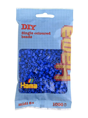 Hama Beutel mit 1000 Midi-Bügelperlen blau - ab 5 Jahren