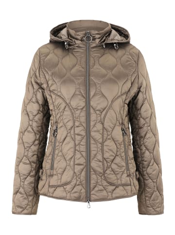 Betty Barclay Outdoorjacke mit abnehmbarer Kapuze in Taupe