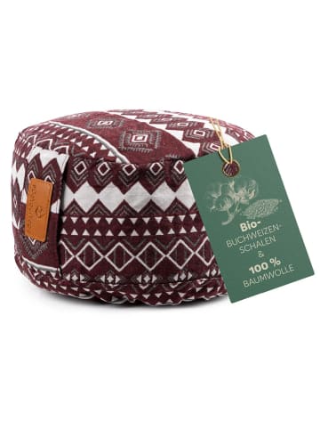 DoYourFitness Yoga-Kissen Vishnu gefüllt Buchweizen rund Style 2 Bunt