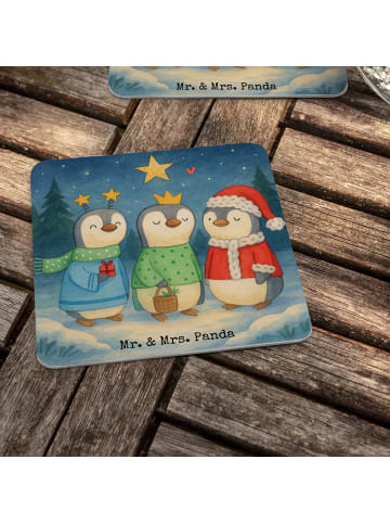Mr. & Mrs. Panda Bierdeckel Winterzeit Heilige drei Könige Desig... in Weiß