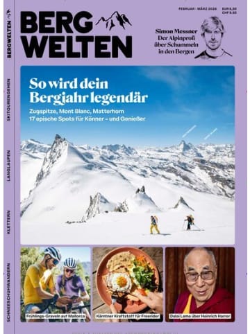 Hubert Burda Media 6 x BERGWELTEN Zeitschrift (Gutschein für Jahres Abo)