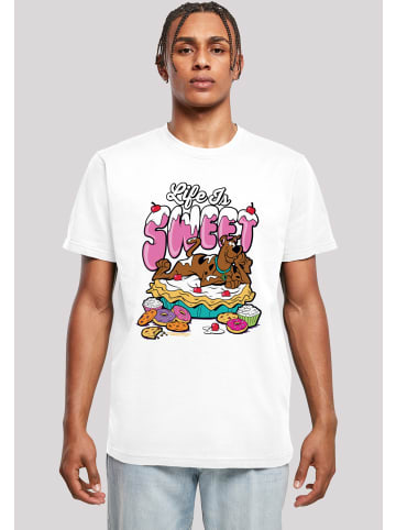 F4NT4STIC T-Shirt Scooby Doo Life Is Sweet in weiß