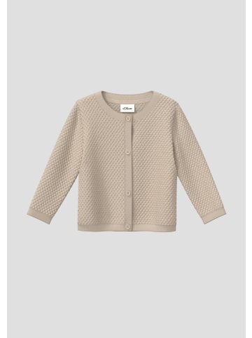 s.Oliver Strickjacke langarm in Beige