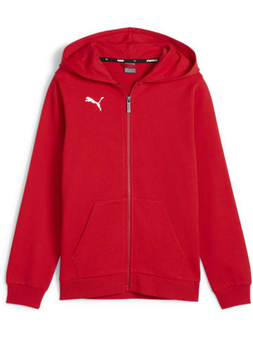 Puma Hoodie "TeamGoal CasuaLongsleeve Hooded Jacket Jr" in Rot
