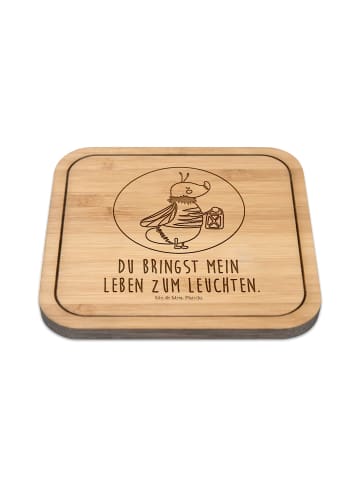 Mr. & Mrs. Panda Glasuntersetzer Glühwürmchen mit Spruch in Transparent
