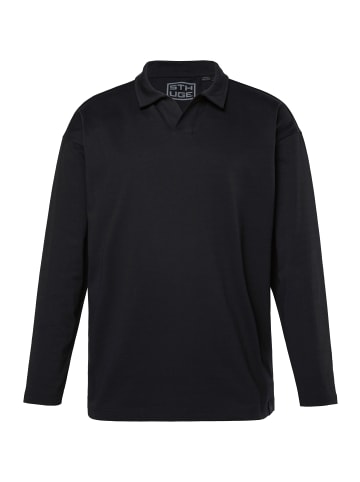 STHUGE Poloshirt in schwarz