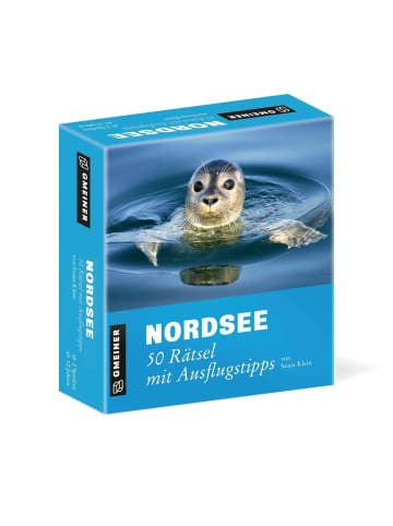Gmeiner-Verlag Gesellschaftsspiel Nordsee - 50 Rätsel mit Ausflugstipps in Bunt