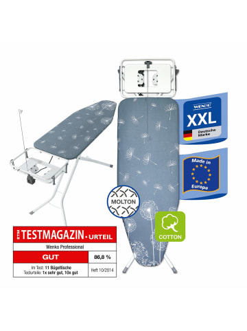 Wenko Bügeltisch Professional, Bügeltisch Mod. Professional, XXL Bügelbrett Mod. Professional in Weiß
