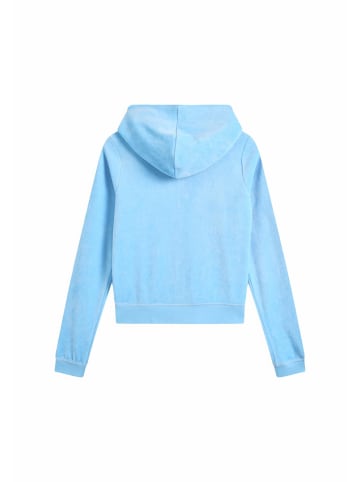 Juicy Couture Juicy Couture Zip-Kapuzenpullover in alaskan blue