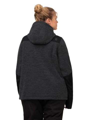 Ulla Popken Sweatjacke in schwarz