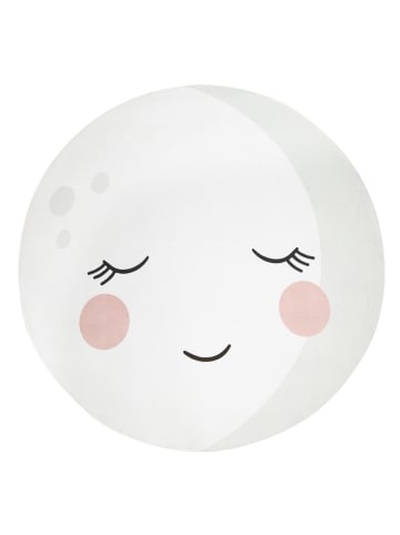 KADIMA DESIGN Kinderteppich waschmaschinenwaschbar Mond Kinderzimmer in Creme